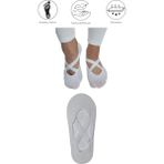 Maruf Shop 1 Adet Bayan Kaydırmaz Tabanlı Yoga Pilates Fitness Dans ve Spor Çorabı - 36 - 40 - Beyaz