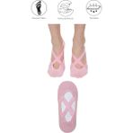 Maruf Shop 1 Adet Bayan Kaydırmaz Tabanlı Yoga Pilates Fitness Dans ve Spor Çorabı - 36 - 40 - Pembe