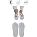 Maruf Shop 2 Adet Bayan Kaydırmaz Tabanlı Yoga Pilates Fitness Dans ve Spor Çorabı - 36 - 40 - Beyaz