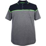 Maruf Shop Büyük Beden Erkek Tişört Pike Polo Yaka Cepli - Gri - 3XL