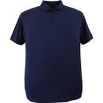 Maruf Shop Büyük Beden Erkek Tişört Polo Yaka Düz Pike Lacivert - 3XL