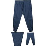 Maruf Shop Erkek Büyük Beden 100 KILO-180 Kilo Arası Için Uygun Likralı Jogger Kot Pantolon - 7XL - 0- Koyu Mavi