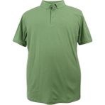 Maruf Shop Erkek Büyük Beden 120 Kilo Için Uygun Polo Yaka Likralı Pike Tişört - 3XL - Yeşil