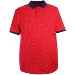 Maruf Shop Erkek Büyük Beden 125 Kilo Için Uygun Polo Yaka Likralı Pike Tişört - 3XL - Kırmızı