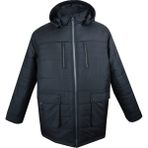 Maruf Shop Erkek Büyük Beden Battal Boy Kalın Mont Dekons Lacivert - 7XL