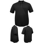 marufshop Erkek Büyük Beden 115 - 155 Kilo Arası Uygun Bedenli Likralı Pike Polo Yaka Cepli Tişört