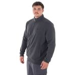 marufshop Erkek Büyük Beden 122-158 Kilo Arası İçin Uygun Pamuklu Geniş Kalıp Dik Yaka Fermuarlı Sweat Mont