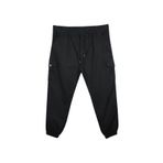 marufshop Lastik Paçalı Ve Kargo Cepli Erkek Büyük Beden Likralı Jogger Pantolon Siyah