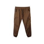 marufshop Lastik Paçalı Ve Kargo Cepli Erkek Büyük Beden Likralı Jogger Pantolon Taba