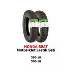 Maruti Tyres Honda Beat, 350-10 Tl Ve 350-10 Tl Dubleks Motosiklet Lastik Seti