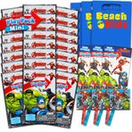 Marvel Avengers Mini Parti Şekeri Seti - Boyama Sayfaları, Çıkartmalar, Daha Fazlası ile 24 Mini Grab n Go Play Paketi ile Paket | Avengers Doğum Günü Malzemeleri
