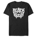 Marvel Big & Tall Blackpanther Letterface Black Erkek T-shirt