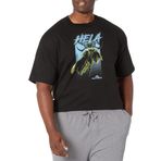 Marvel Big & Tall Hela Pop Black Erkek T-shirt