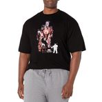 Marvel Big & Tall Klasik Spidey Legends Black Erkek T-shirt