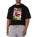 Marvel Big & Tall Klasik Typhoid Fever Spider-Man Oct18 Üst Kısa Kollu Siyah Erkek T-shirt