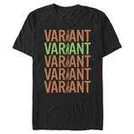 Marvel Big & Tall Loki I Am Variant Üst Kısa Kollu Siyah Erkek T-shirt