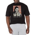 Marvel Big & Tall Loki Time Always Üst Kısa Kollu Siyah Erkek T-shirt