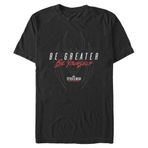 Marvel Big & Tall Spider-Man: Miles Morales Be Greater Be Yourself Black Erkek T-shirt