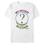 Marvel Big & Tall Spider-Man: No Way Home Believe Mysterio 2 Üst Kısa Kollu Beyaz Erkek T-shirt