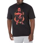 Marvel Big & Tall Spider-Man: No Way Home Entegre Takım Black Erkek T-shirt