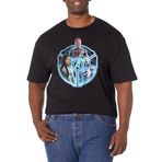 Marvel Big & Tall Trio Sigil Üst Kısa Kollu Siyah Erkek T-shirt