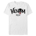 Marvel Big & Tall Venom 2: Let There Be Carnage Black Webs Üst Kısa Kollu Beyaz Erkek T-shirt