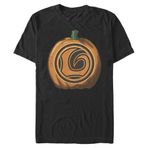 Marvel Büyük ve Uzun Klasik Loki Balkabağı Üst Kısa Kollu Siyah Erkek T-shirt