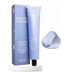 Marvel Colors Saç Boyasi Tüpü 100 ml, Platin Gri