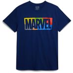 Marvel Erkek Grafik Tişört - Avengers Spiderman Captain America Kısa Kollu Bisiklet Yaka Grafik Tişört Erkekler için (S-XL), Lacivert Marvel Grafik, M