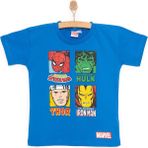 Marvel Erkek Tshirt Erkek Bebek - Mavi - 4 Yaş