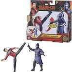 Marvel Hasbro Shang-Chi ve The Legend of The Ten Rings Aksiyon Figürü Oyuncaklar, Shang-Chi ve Death Dealer 15 cm Savaş Paketi, 4 Yaş ve Üzeri Çocuklar