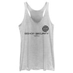 Marvel Hawkeye Bishop Güvenlik Logosu Juniors Tri Blend Tank White Heather Kadın Atlet