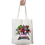Marvel Heroes Kahramanlar Iki Taraf Kalıcı Yıkanabilir Okul Plaj Omuz Bez Çanta