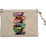 Marvel Heroes Krem Clutch Astarlı Cüzdan / El Çantası - 25x18cm