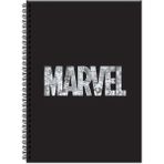 Marvel Keskin Color Marvel Spiralli Not Defteri, Sert Kapak, Kareli, 100 Yaprak, (17X24 Cm), Siyah