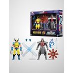 Marvel Legends Gamerverse Wolverine vs Silver Samurai (Retro Video Game) İkili Figür