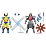 Marvel Legends Series Gamerverse Wolverine Vs Marvel's Silver Samurai Ikili Aksiyon Figür Seti, Re - Standart