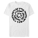 Marvel Logo - Yazılı Kalkan Erkek Bisiklet Yaka T-Shirt Beyaz M