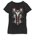 Marvel Love and Thunder Lady Thor Kostümü Kısa Kollu Black Kadın T-shirt