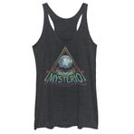 Marvel Mysterio Üçgen Racerback Black Heather Kadın Atlet