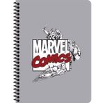 Marvel Seri 1 16.5X22.5 Çizgili Defter - Gri (80 YAPRAK)