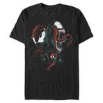 Marvel Spider-Man Classic Erkek Bisiklet Yaka T-Shirt Siyah M