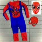 Marvel Spider-Man Kostümü Yeni Örümcek Adam Kostümü 2 Maskeli - 3 - 4 Yaş - Kırmızı - Mavi