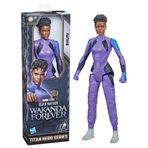Marvel Spider-Man Studios'un Black Panther: Wakanda Forever Titan Hero Serisi Shuri Oyuncak, 30 cm Ölçekli Aksiyon Figürü, Oyuncakları 4 Yaş ve Üzeri Çocuklar