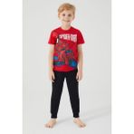 Marvel Spider-Man The Flying Hero Kırmızı Erkek Çocuk Kısa Kol Pijama Takım - 8 - 9 Yaş