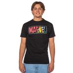Marvel Spider-Man Venom Logo Graphic Hero Villain Men's T Shirt (Large) Black