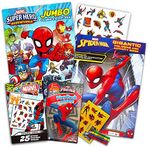 Marvel Spiderman Ultimate Boyama Kitabı Seti - Örümcek Adam Dövmeli 3 Örümcek Adam Etkinlik Kitabı