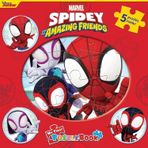 Marvel Spidey and his Amazing Friends My First Puzzle Book - Jigsaw Puzzles for kids, 10-page board book, 5 puzzles to enjoy