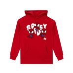 Marvel Spidey Und Seine Super-Freunde kapüşonlu kazak, erkek çocuklar için, örümcek adam kıyafeti, erkek çocuklar için, pamuk kapüşonlu sweatshirt, Kırmızı, 152
