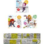Marvel Super Hero İlk Boyama Kitabım 3'lü Set (Matematik Öğreten Cetvel)